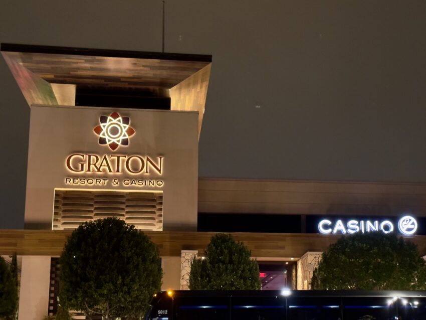 Graton Resort and Casino building near Rohnert Park