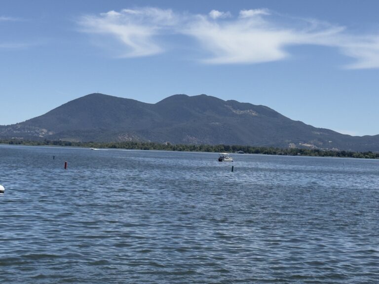 Clear Lake and Mount Konocti from Lakeport